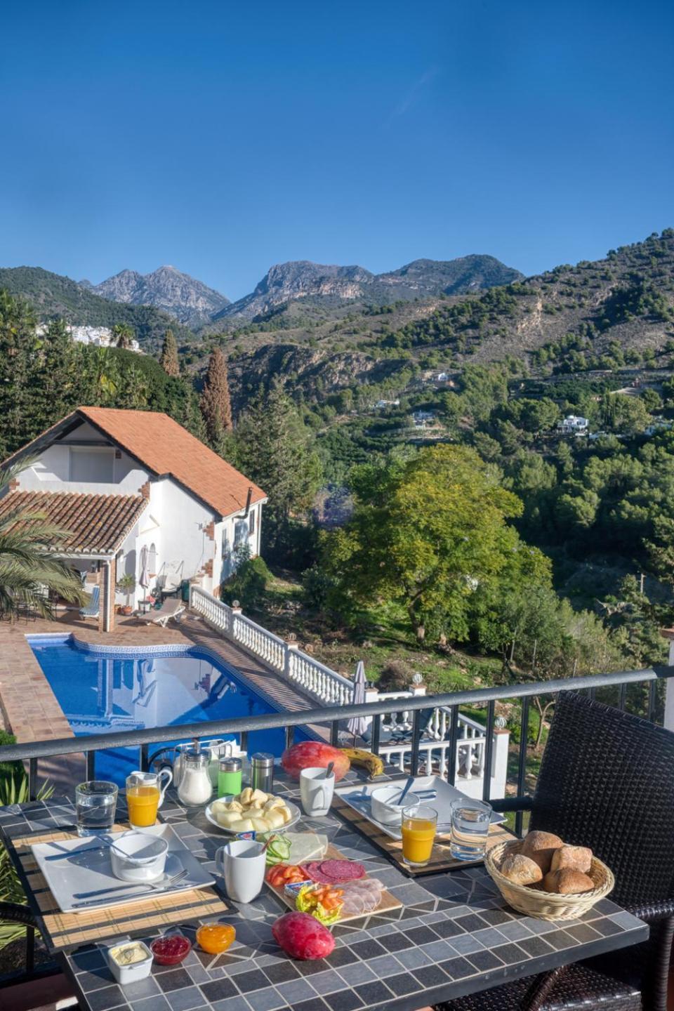 Villa Morera Bed & Breakfast Frigiliana Exterior foto