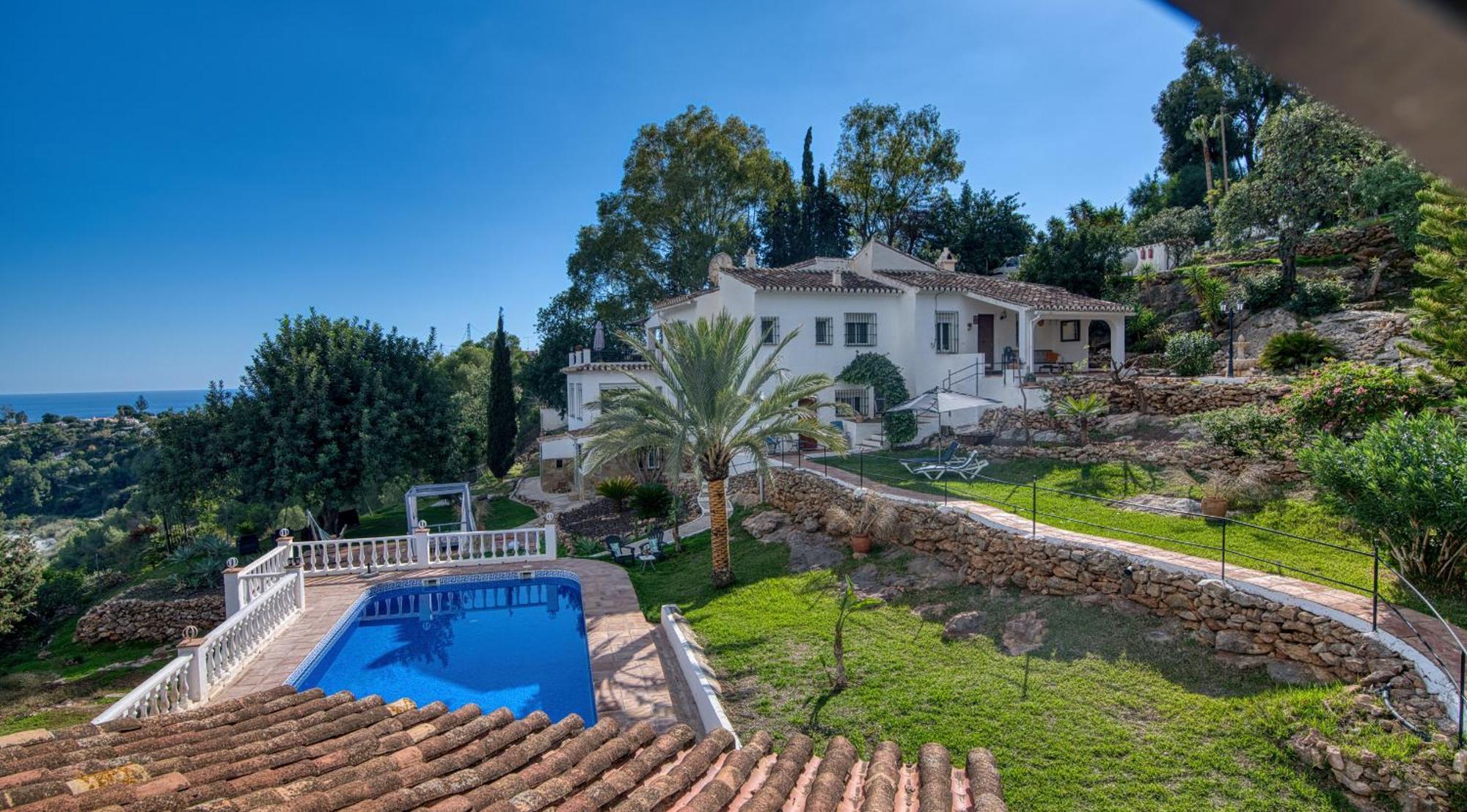 Villa Morera Bed & Breakfast Frigiliana Exterior foto