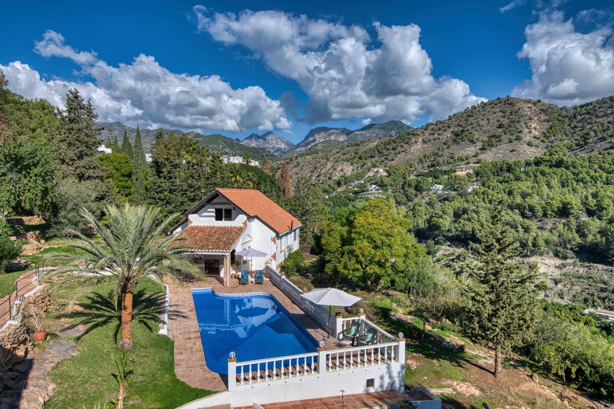 Villa Morera Bed & Breakfast Frigiliana Exterior foto